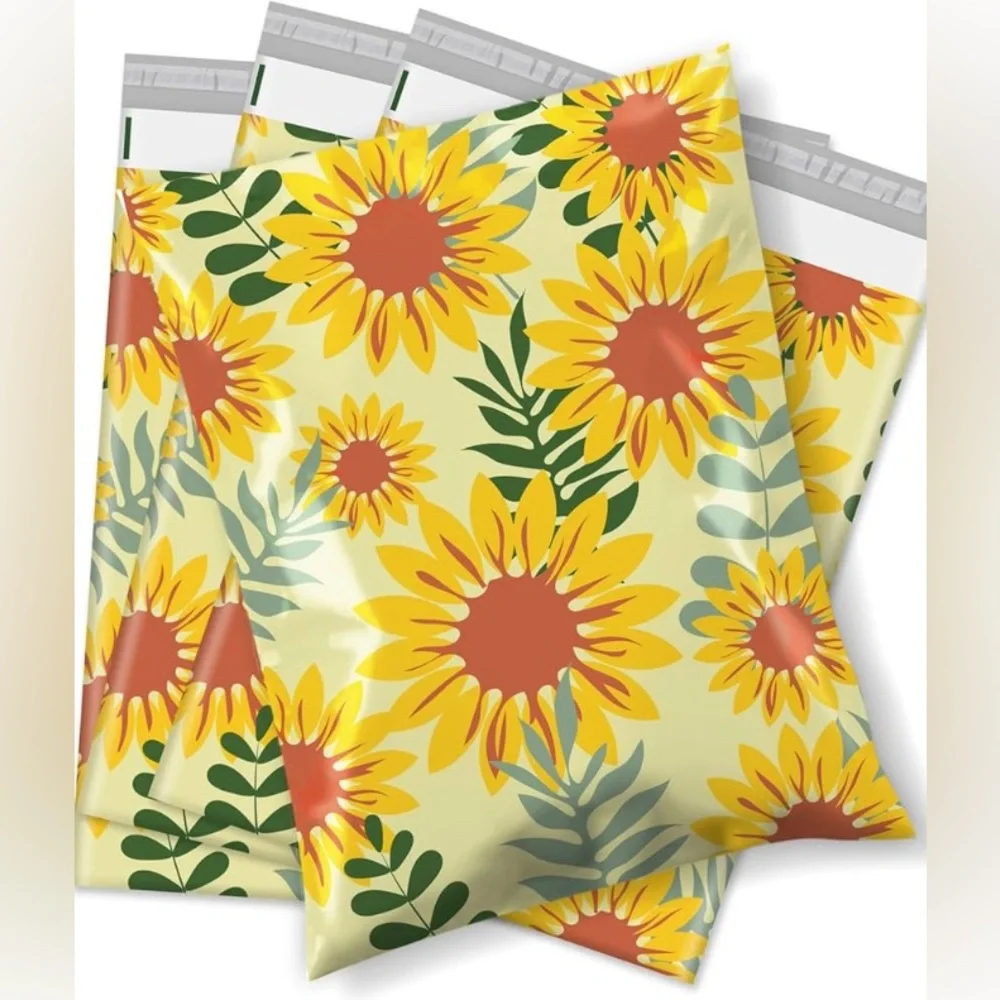 25 Sunflower 14.5x19 Poly Mailers